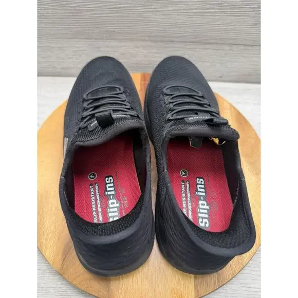 Skechers Men's Summits Colsin Slip Resistant Slip-In Sneaker 200205 BBK Size 10 - Picture 6 of 9